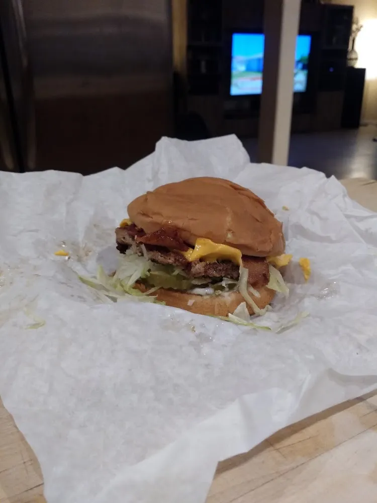 Turkey Bacon Cheeseburger